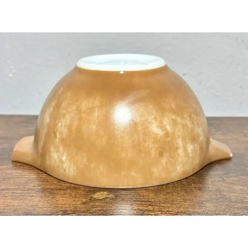 Vintage Pyrex Town & Country 441 Brown Cinderella Bowl 1-1/2 Pint- Restored